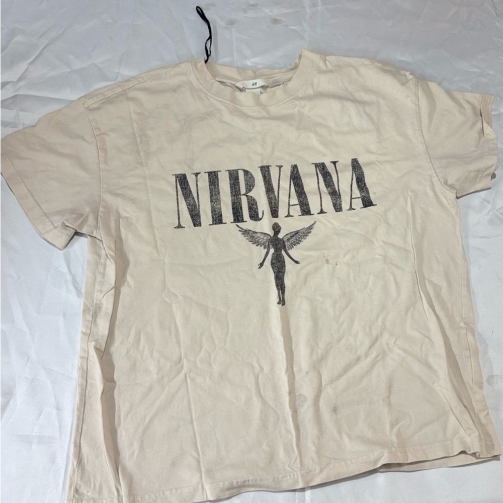 Nirvana White Shirt